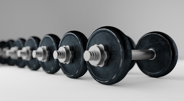 Benefits of Exercise on Parkinson's Disease - photo of dumbells