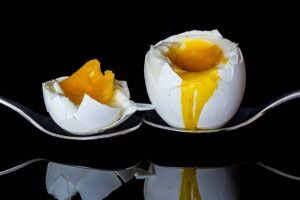Parkinson's Diet - a Photo of eggs for a discussion on proteins.